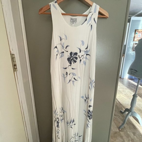 Vintage IMPASIA Floral Maxi Dress - Picture 7 of 8